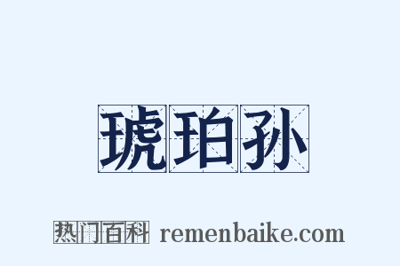琥珀孙是什么意思的图片